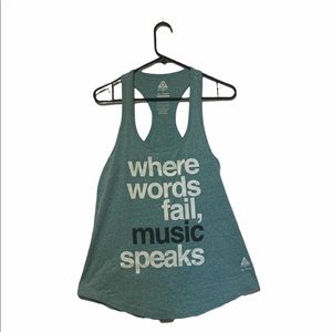 Element x Jac Vanek blue tank top